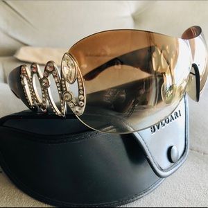 Authentic Bulgari Swarovski sunglasses
